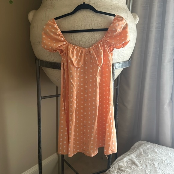Orange Polka dot sundress 🥞 - Picture 1 of 4
